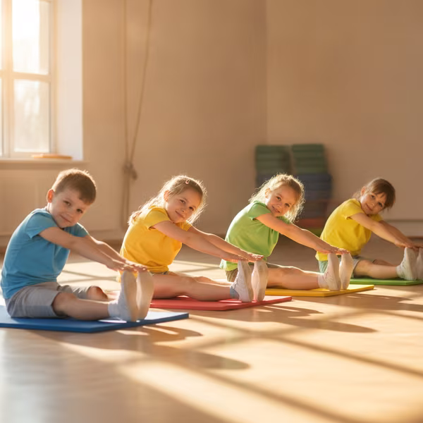 Niños practicando deporte